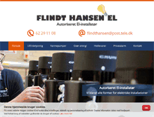 Tablet Screenshot of flindthansenel.dk